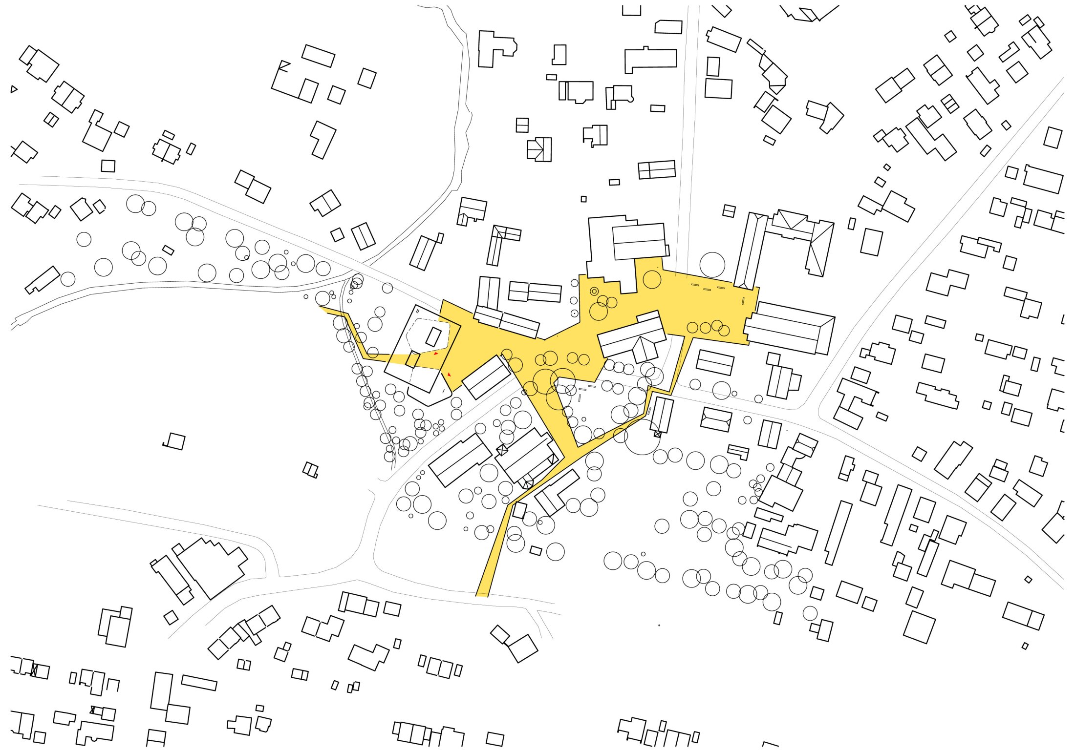 Project by Behnisch Architekturbuero, Potsdamer Platz Quartier. Pedestrian zone with shops, outdoor seating and people near the glass entrance at Potsdamer Platz.
